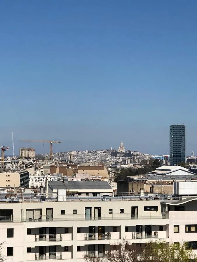 Spacious And Modern Nest With A View On Paris Apartment